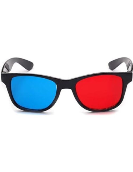 Gafas 3D Labriciyon Rojas y Azules Universales 3D