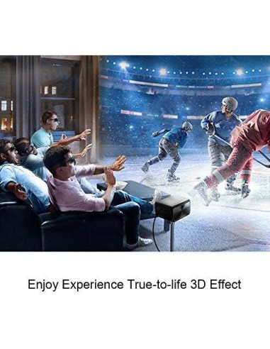 Gafas 3D JMGO recargables DLP-Link 40h ligeras 26g