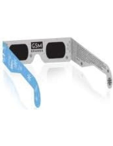 Gafas 3D Navidad GSM Brands - 50 Piezas Copos de Nieve