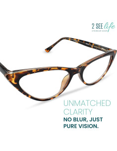 Gafas de lectura 2SeeLife carey 1.5x modernas para mujeres 2