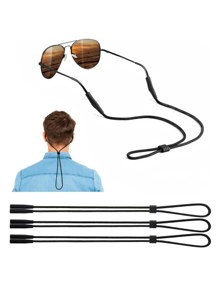 Correa Ajustable para Gafas - 3 Pcs - Suave y Cómoda