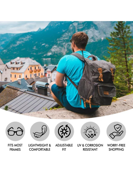 Correa Ajustable para Gafas - 3 Pcs - Suave y Cómoda