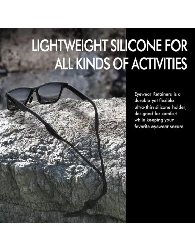 Correa Ajustable para Gafas - 3 Pcs - Suave y Cómoda