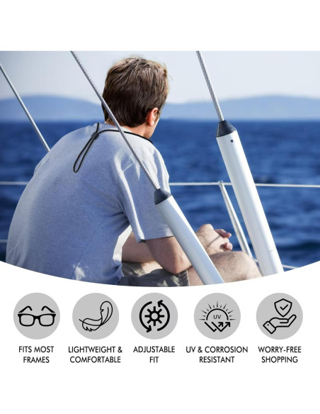 Correa Ajustable para Gafas - 3 Pcs - Suave y Cómoda