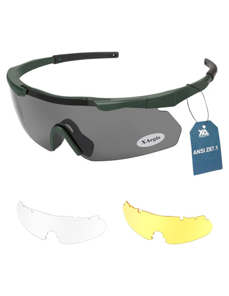 Gafas Tácticas Xaegistac 3 Lentes Intercambiables Unisex