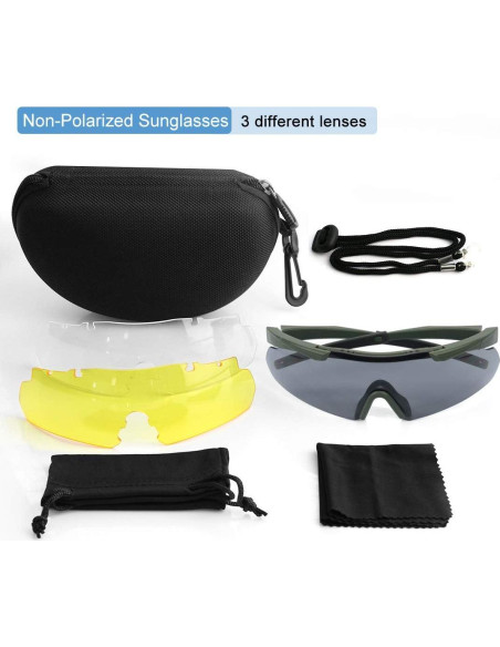 Gafas Tácticas Xaegistac 3 Lentes Intercambiables Unisex