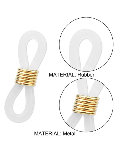 Extremos de Cadena para Gafas HUIHUIBAO 20 Piezas Ajustables