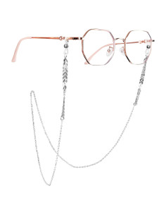 Cadena para Gafas de Mujer - Cadena de Oro Simple con Cuentas