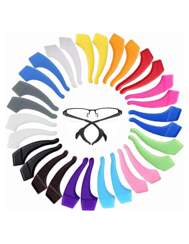 Grapas para Gafas MOLDERP 15 Pares Silicona Antideslizante