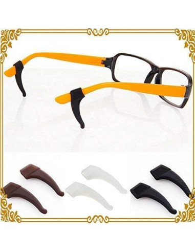Grapas para Gafas MOLDERP 15 Pares Silicona Antideslizante