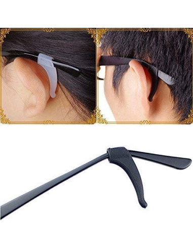 Grapas para Gafas MOLDERP 15 Pares Silicona Antideslizante