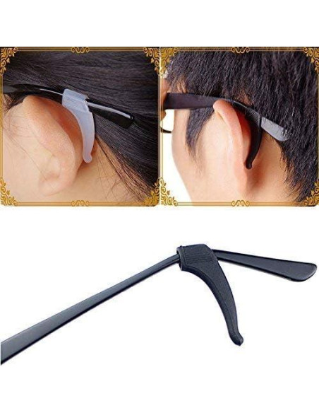 Grapas para Gafas MOLDERP 15 Pares Silicona Antideslizante