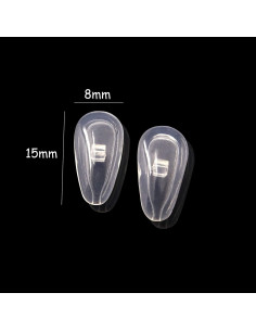 Kit de Almohadillas de Nariz de Silicona Honbay 15mm 2