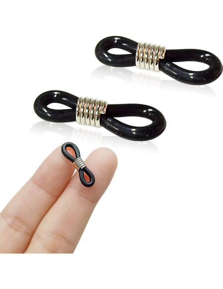 Conectores de Goma Ajustables TTSAM 20 Piezas para Gafas