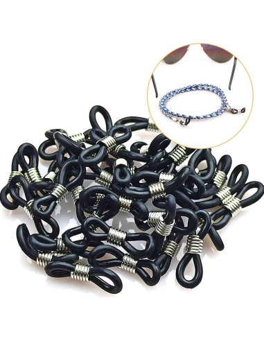 Conectores de Goma Ajustables TTSAM 20 Piezas para Gafas