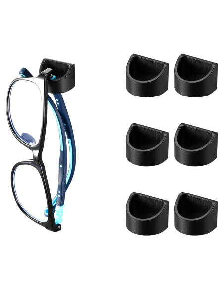 Organizador de Gafas Gdnmpat 6 Piezas Soporte Negro