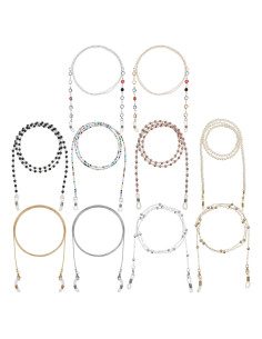 Cadena de Gafas 10 Piezas Beads para Mujeres 66 cm