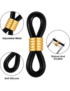 Cadena de Gafas Frienda 80 Piezas Silicona Antideslizante 2