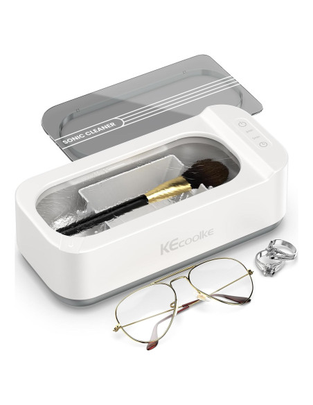 Limpiador Ultrasónico KECOOLKE 400ml con Temporizador Digital