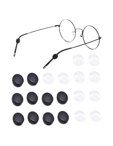 10 Pares de Agarre de Gafas de Silicona Antideslizante
