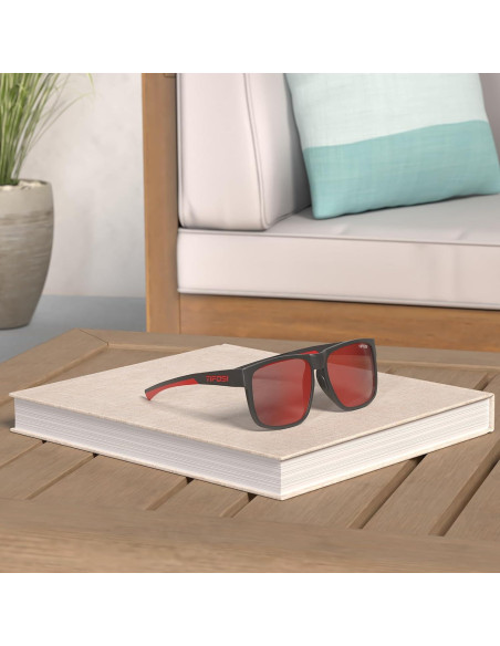 Gafas de sol Tifosi Swank - Lentes ahumados con espejo rojo