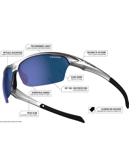 Gafas de sol deportivas Tifosi Intense - Lentes ventilados Gafas de sol deportivas Tifosi Intense - Lentes ventilados