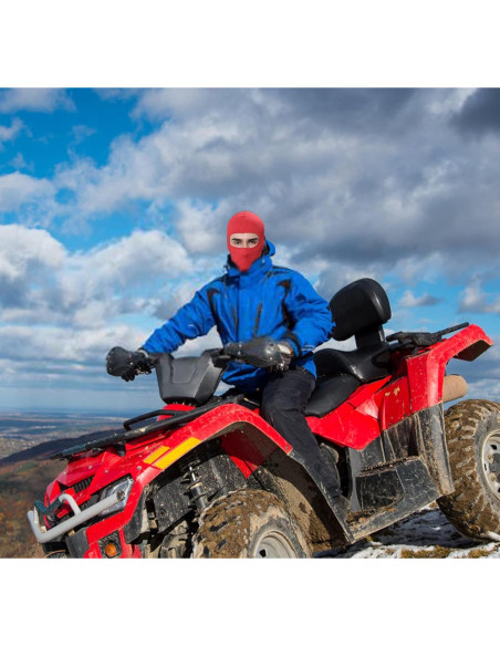 Paquete de 5 Mascarillas Balaclava Rojas para Hombre Paquete de 5 Mascarillas Balaclava Rojas para Hombre