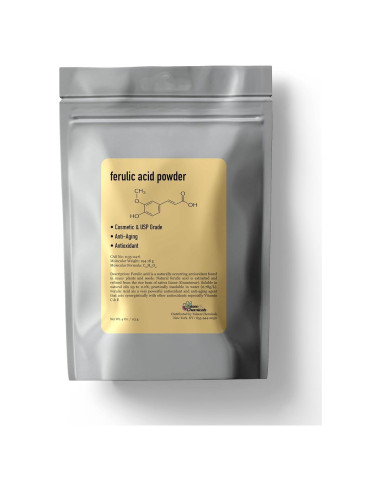 Polvo de Ácido Ferúlico Puro 99% Talsen 113 Gramos Cosmético