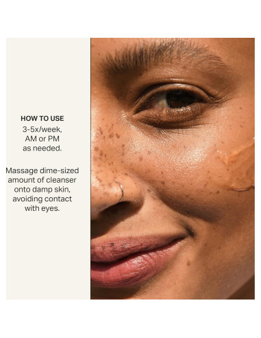 Limpiador Facial AHA Cocokind 125g - Suave y Exfoliante