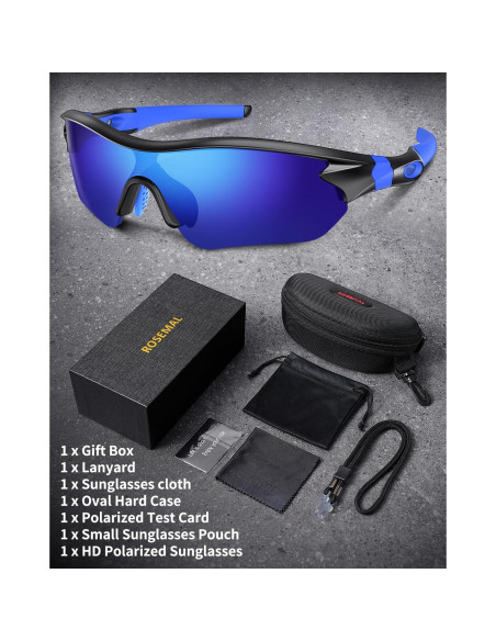 Gafas de sol deportivas Rosemal modelo 7221 polarizadas UV400