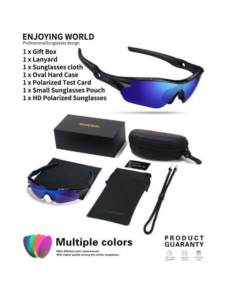 Gafas de Sol Deportivas Rosemal UV400 Polarizadas Unisex