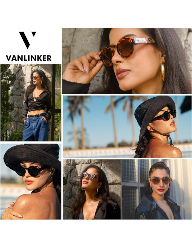 Gafas de sol polarizadas VANLINKER VL9743 unisex rojas