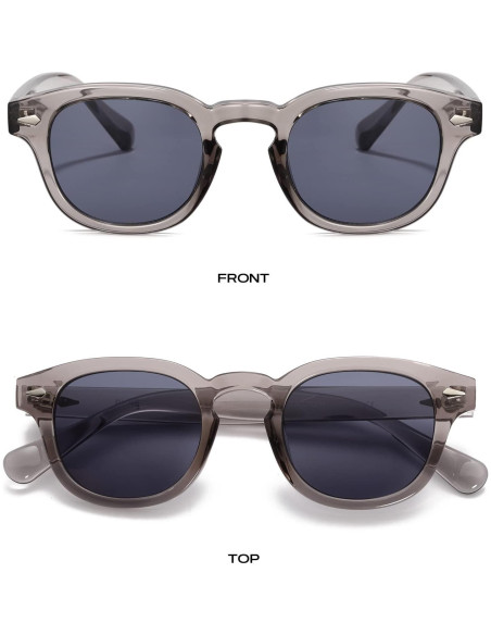 Gafas de sol redondas TR90 Gtand unisex 46mm UV400