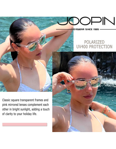 Gafas de sol Joopin cuadradas polarizadas UV400 unisex