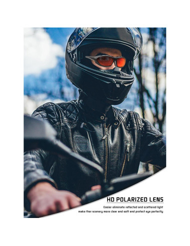 Gafas de Sol Deportivas BEACOOL Polarizadas Naranja