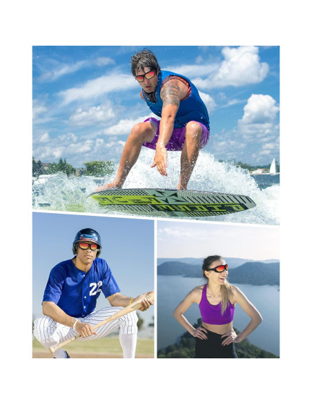 Gafas de Sol Deportivas BEACOOL Polarizadas Naranja