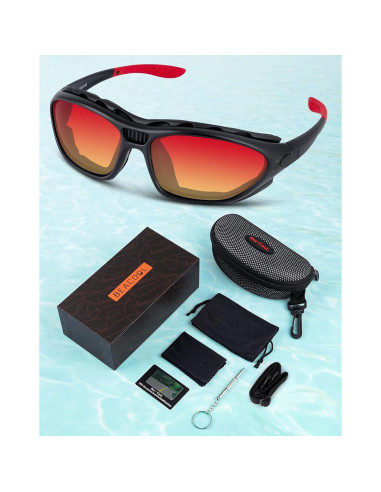 Gafas de Sol Deportivas BEACOOL Polarizadas Naranja