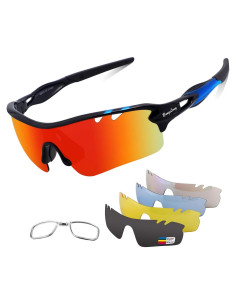 Gafas de sol deportivas BangLong con 5 lentes UV400