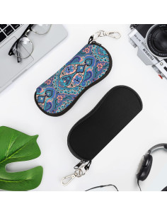 Funda para Gafas MoKo Neopreno Negro con Clip 2