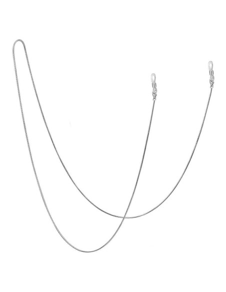 Cadena para Gafas Jmkcoz 80cm Acero Inoxidable Plateada