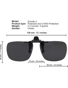 Gafas de sol clip Success Eyewear polarizadas para gafas 2