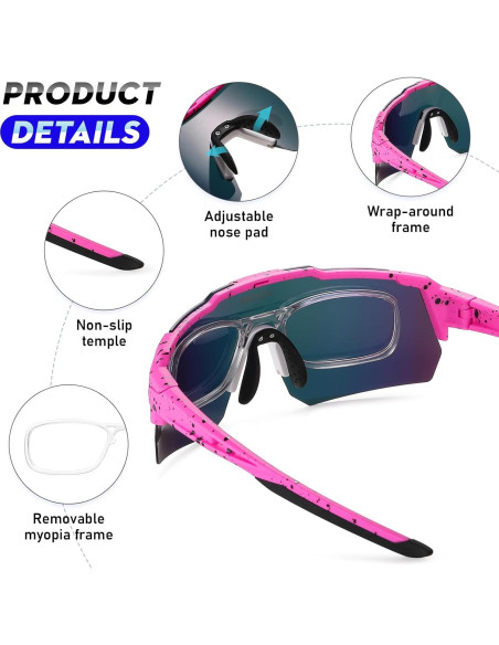 Gafas de Sol Deportivas Polarizadas UV400 para Ciclismo