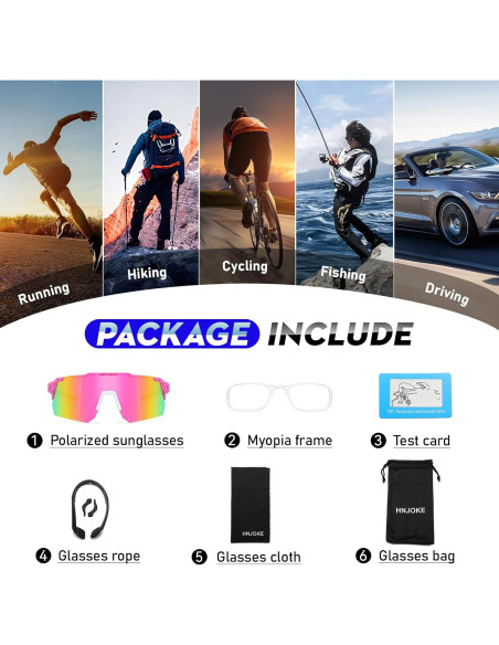 Gafas de Sol Deportivas Polarizadas UV400 para Ciclismo