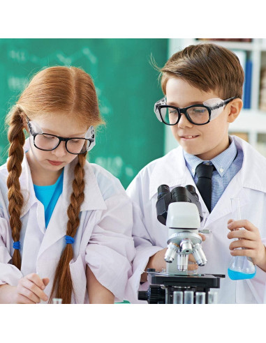 Gafas de Seguridad MELASA con Protectores Laterales 6 Pzas