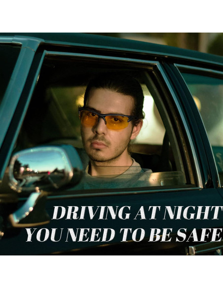 Gafas de sol deportivas Joopin UV400 para conducción nocturna Gafas de sol deportivas Joopin UV400 para conducción nocturna