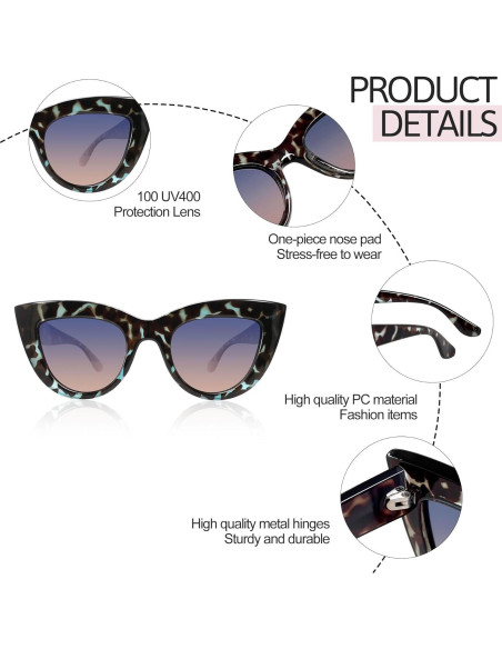 Gafas de sol ojo de gato Joopin polarizadas para mujer Gafas de sol ojo de gato Joopin polarizadas para mujer