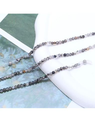 Cadena de Gafas KAI Top de Piedra Natural 73 cm