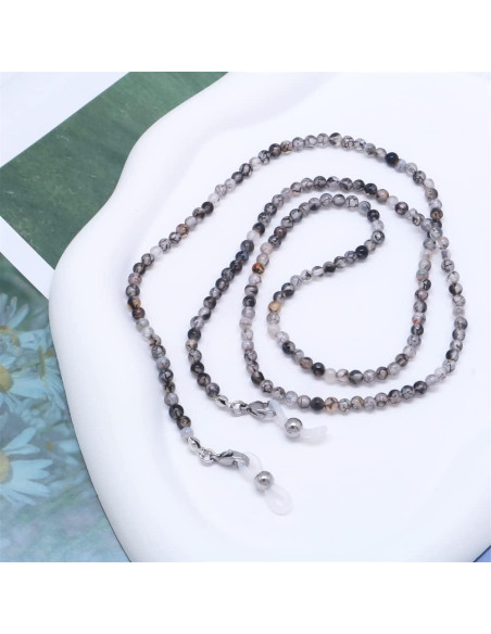 Cadena de Gafas KAI Top de Piedra Natural 73 cm