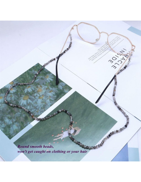 Cadena de Gafas KAI Top de Piedra Natural 73 cm