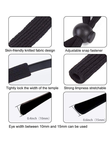 Correa Ajustable para Gafas de Sol - Lanyard 2 Piezas